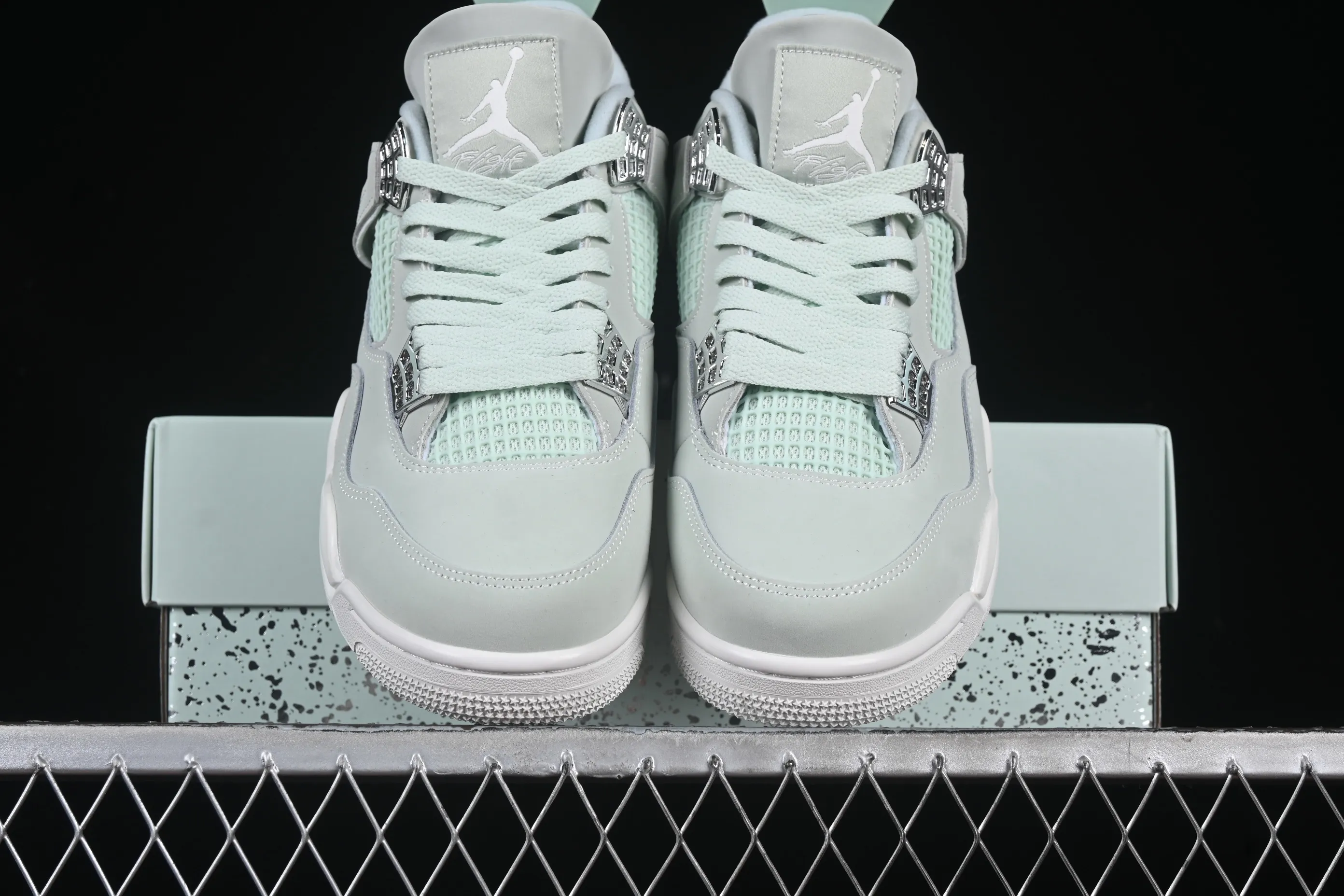 All categories Air Jordan Jordan series basketball shoes Air Jordan 4 Air Jordan 4 Retro "Abundance" AJ4 Joe 4 mint green HV0823-003